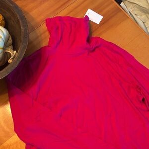 J. Crew NWT hot pink turtleneck